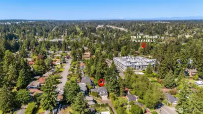 Parks and schools nearby.