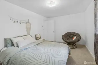 One of two bedrooms.