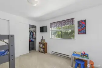 Another view of bedroom two.