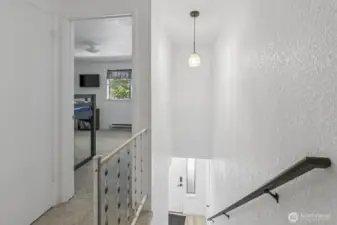 Bedrooms located on upper level.