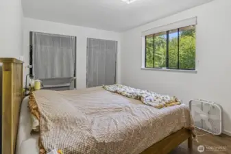 One of two bedrooms.
