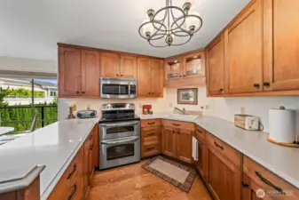 Remodeled kitchen