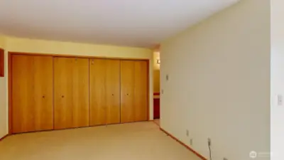 Primary full length closet!