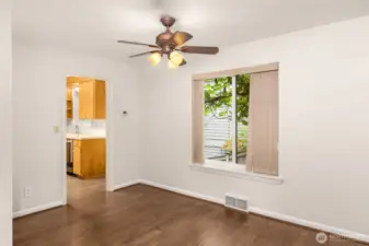 Lower level apartment