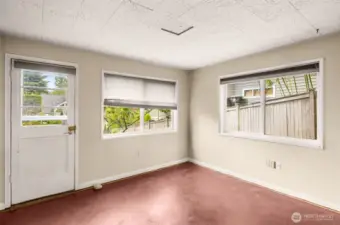 Lower level apartment