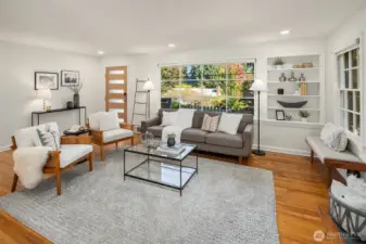 Spacious and light filled living room