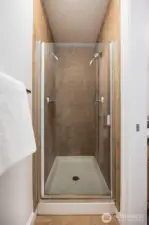 Primary shower.