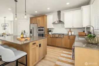 SS appliance package with brand new 6 burner stove.