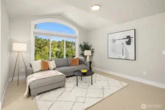 Add your biggest sectional you can find.