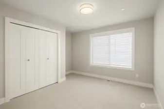 3rd bedroom, remember all new carpet. throughout the upstairs.
