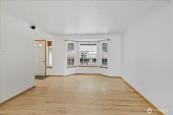 Another view of the formal living room.  Notice the gorgeous hardwood floors throughout the home.
