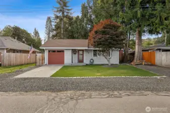 Newly painted exterior, full renovated yard front and back