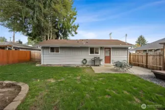 Newly painted exterior, full renovated yard front and back