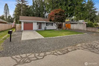 Newly painted exterior, full renovated yard front and back