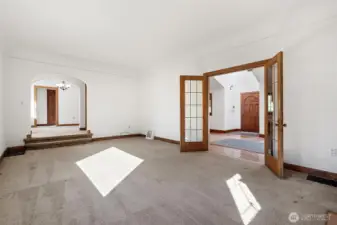 Hardwood under carpets