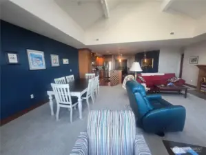 Living looking back to the kitchen