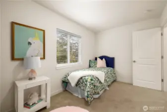 Second room on the upper level. New paint.