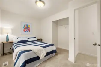 Third bedroom upstairs. Fresh paint.