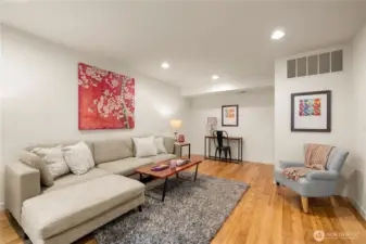 Plenty of room and privacy on the lower level.