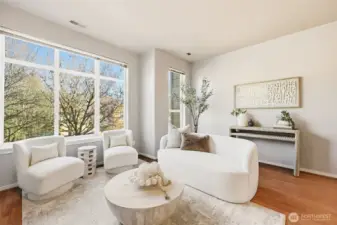 Light-Filled Living Room w/ Large Windows