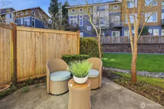 Peaceful Patio Off Of Dining Room