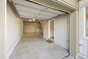 Spacious Tandem Garage w/ Storage Space