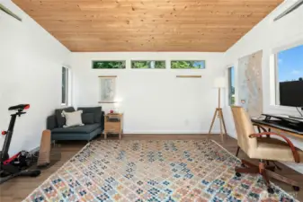 The bright Modern Studio retreat.