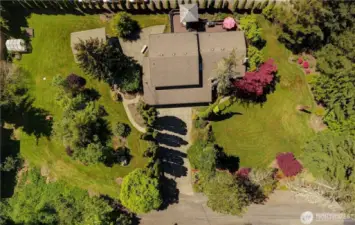 Custom multi-level home on a 37,462 sqft lot