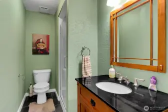 Lower level 3/4 bath