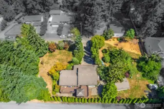 View from the back of the property