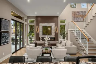 Airy Living Space w/ Abundant Windows from Every Angle.