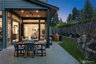 Extended Patio w/ Full BBQ, Rotisserie & Infrared Searing is Ready Entertainment.