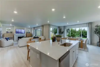 Pictures are a representation of model home