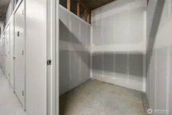 Spacious storage unit included, perfect for keeping your extra belongings organized and out of sight.