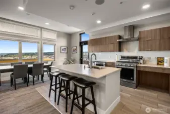 Spacious clubhouse with a full kitchen, ideal for gatherings, events, or entertaining guests in style.