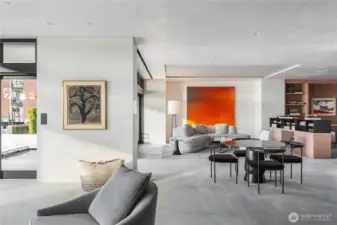 Another vantage point of the open floor plan.