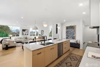 Tons of natural light with expansive windows.