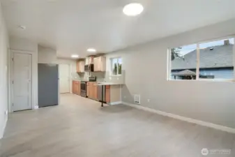 Main floor entrance into great open living space