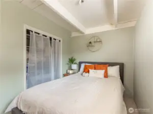 Fourth bedroom offering flexibility for guests or office.