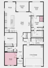 Additional Highlights Include: Gourmet kitchen, study in place of flex, deluxe primary bath, and upgraded front door.