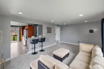 Open floorplan living area