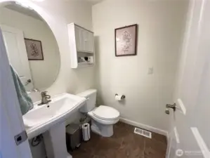 1/4 bath on main level