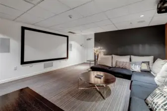 Media/theater room perfect for movie night!