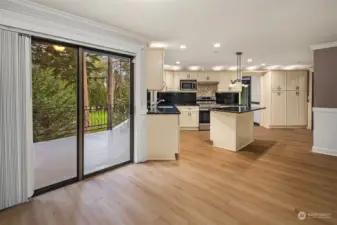 Breakfast nook in Kitchen