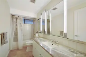 Main Full Bath, upper floor