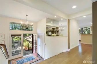 Split-entry to upper level