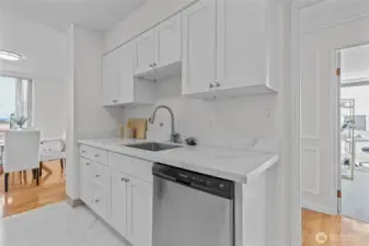 spacious kitchen