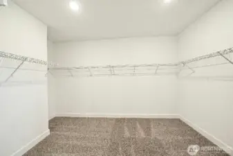 Primary closet
