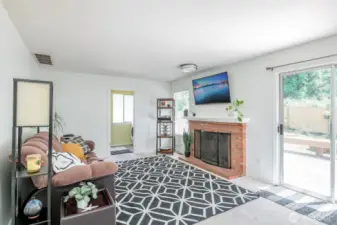 Access to large entertaining deck.