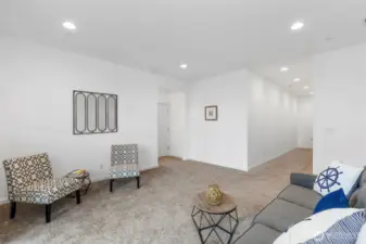 Basement level, just add a kitchenette and it is practically an apartment down here!
